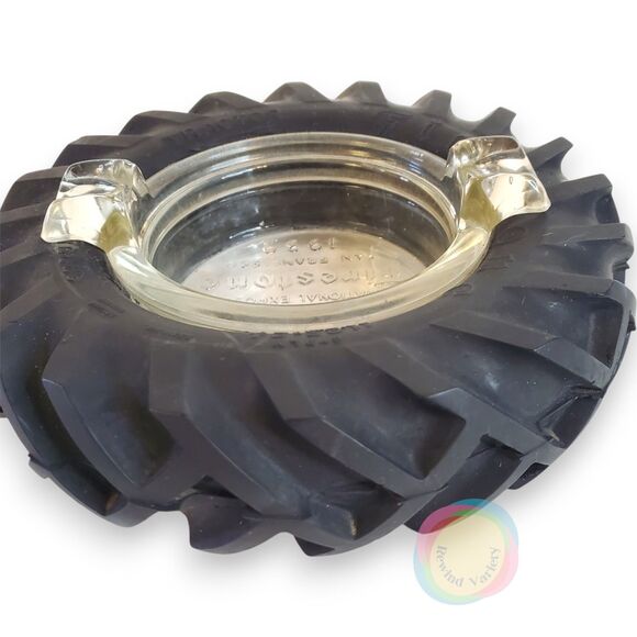 RARE 1939 Firestone Tractor Tire Ashtray Golden Gate Expo GGIE Treasure Island - Picture 6 of 11